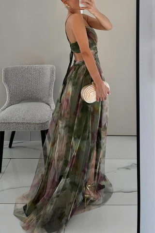 Giselle | Įspūdinga Maxi suknelė su gėlių motyvais