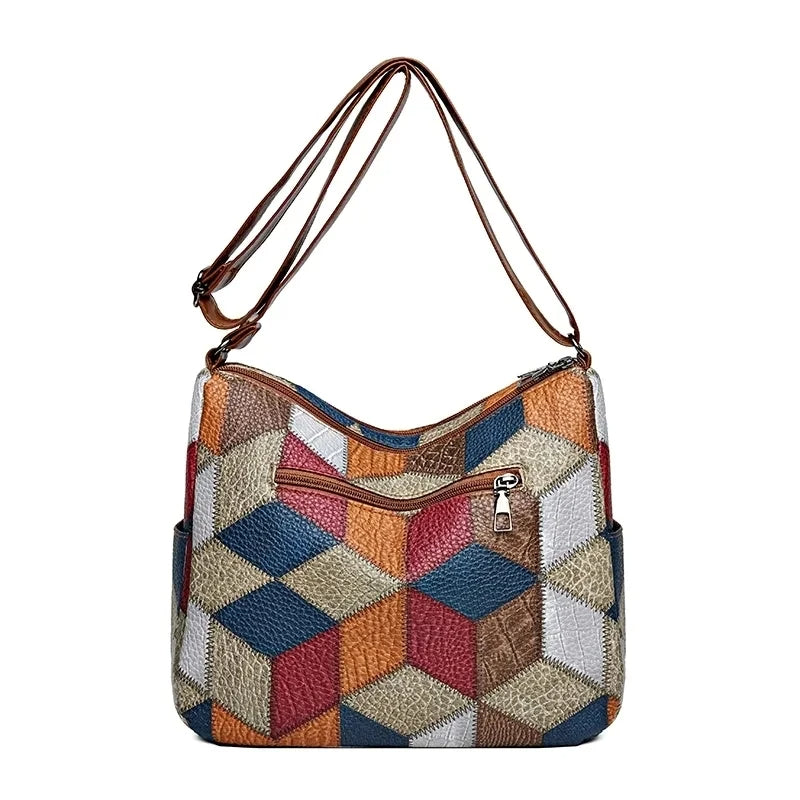 Fern™ Patchwork skulderveske