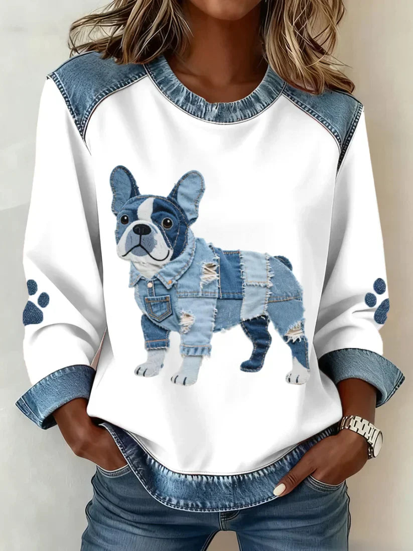Lilah™ – Patchwork Dachshund Genser