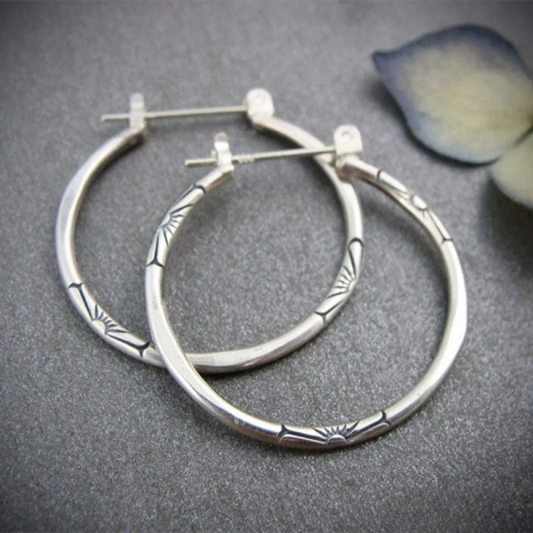 Classic Silver Earrings