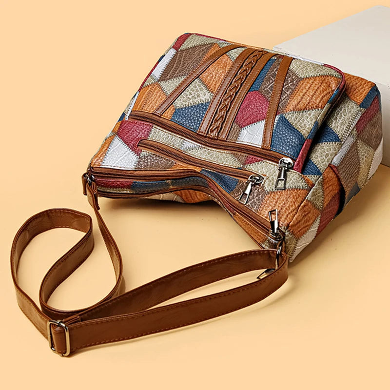 Fern™ Patchwork skulderveske