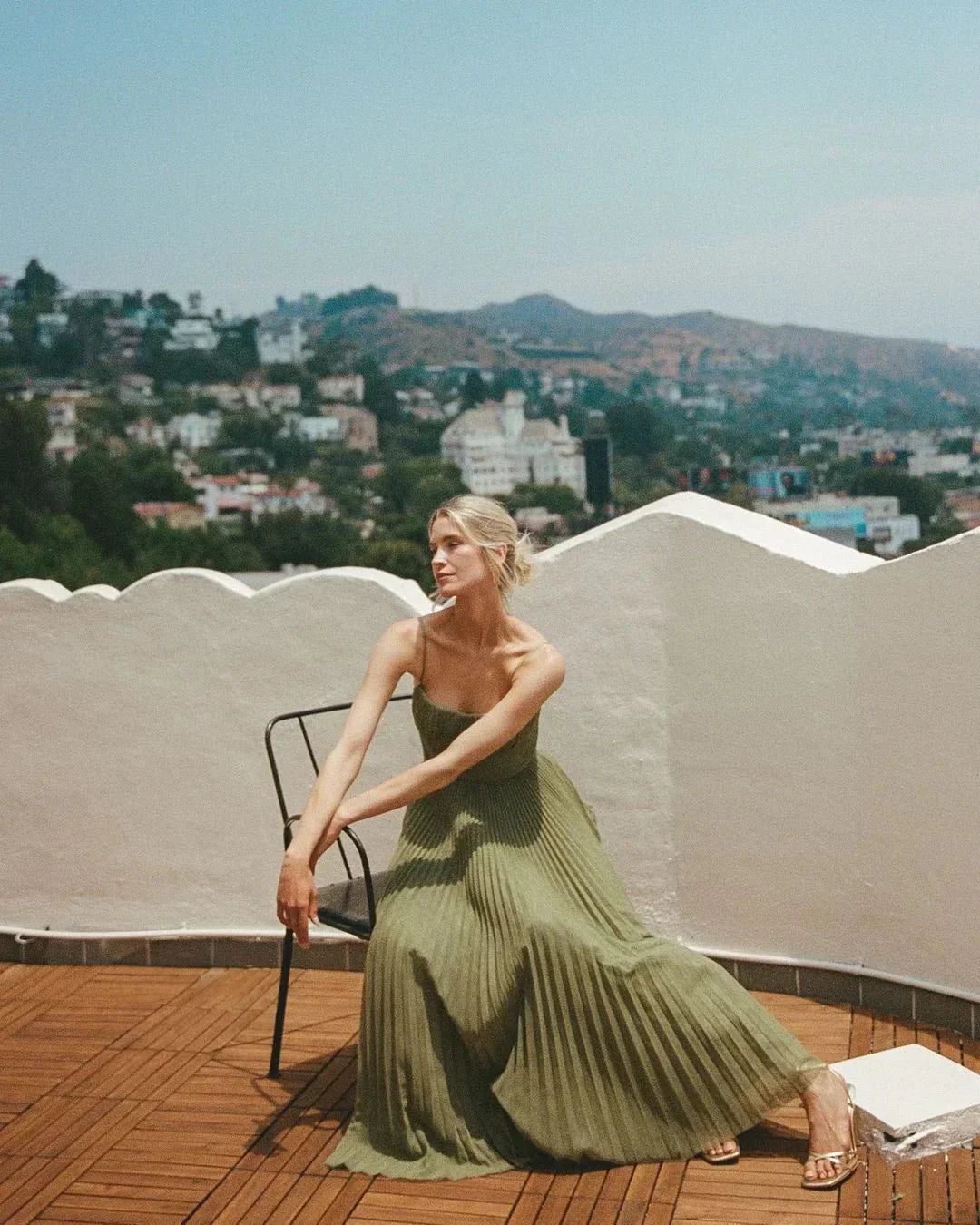Isabella Dress – Pleated Style with Timeless Independence