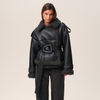 ELVIRA™ | DAMEBELTET Faux Fur-KÅPE
