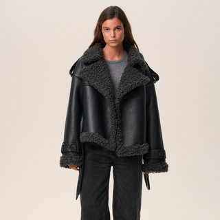 ELVIRA™ | DAMEBELTET Faux Fur-KÅPE