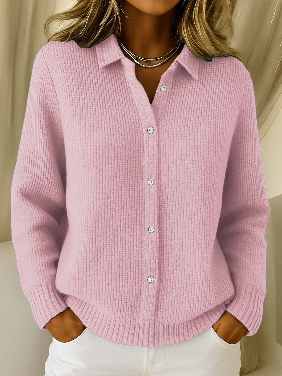 Maeve | Klassisk Strikket Cardigan med Knapper
