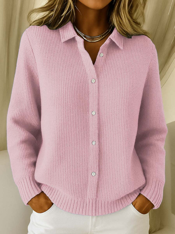 Maeve | Klassisk Strikket Cardigan med Knapper