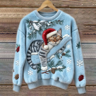 Pull de Noël pour Chats™ - julekatt