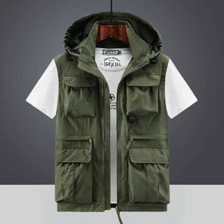 Colin™ – Hette Multi-Lomme Pustende Cargo Gilet