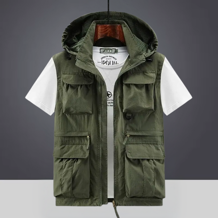 Colin™ – Hette Multi-Lomme Pustende Cargo Gilet