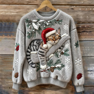 Pull de Noël pour Chats™ - julekatt