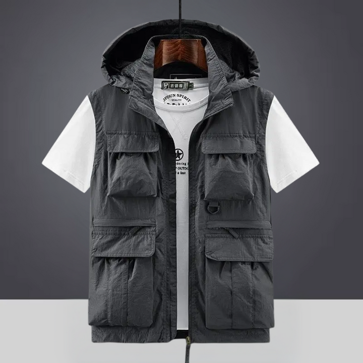 Colin™ – Hette Multi-Lomme Pustende Cargo Gilet