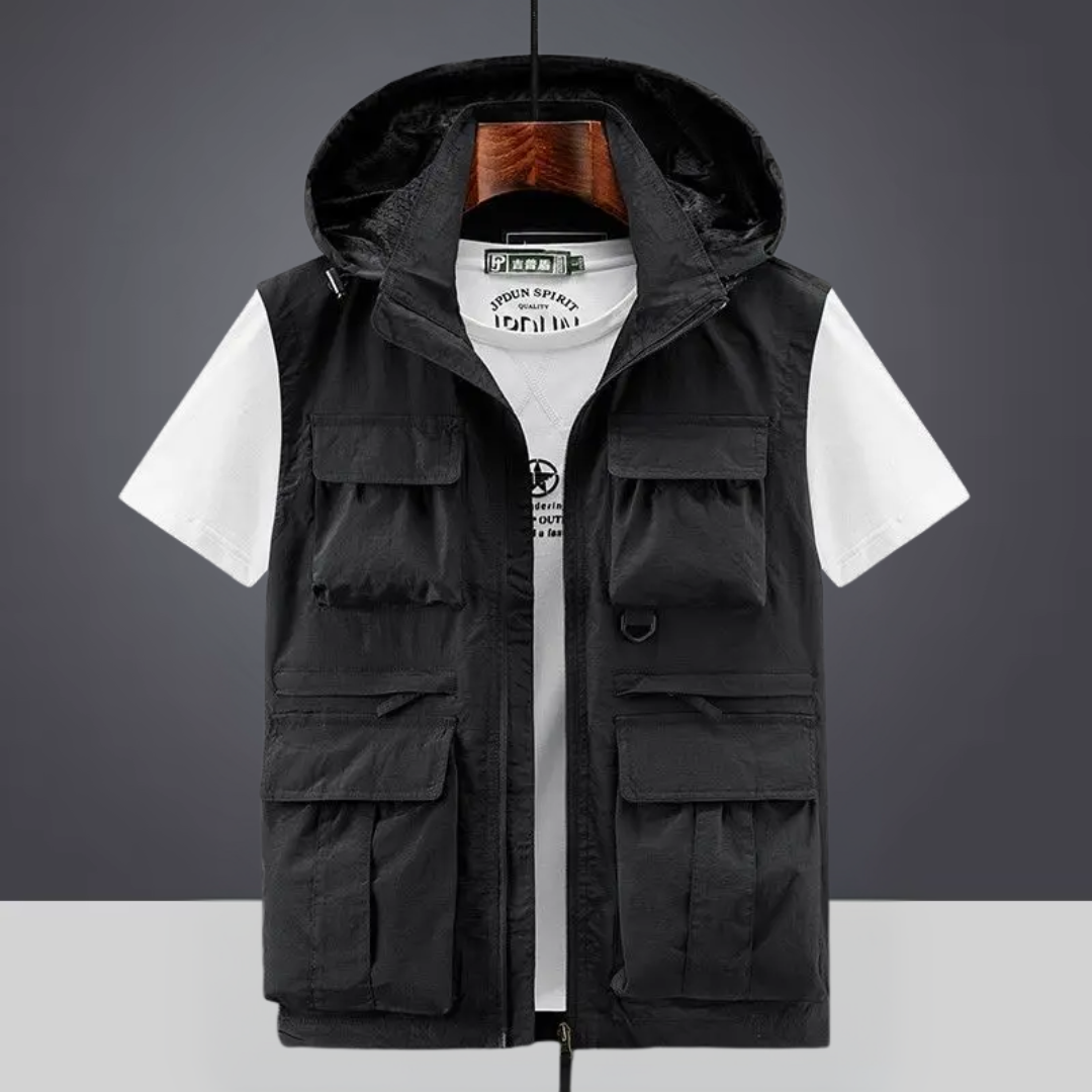 Colin™ – Hette Multi-Lomme Pustende Cargo Gilet