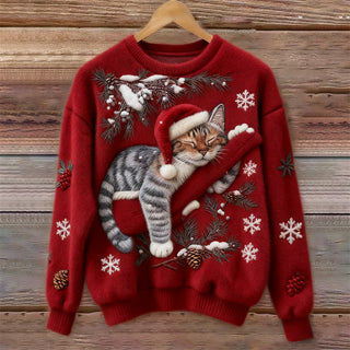 Pull de Noël pour Chats™ - julekatt