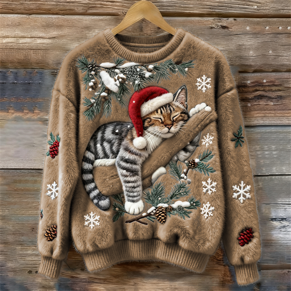 Pull de Noël pour Chats™ - julekatt