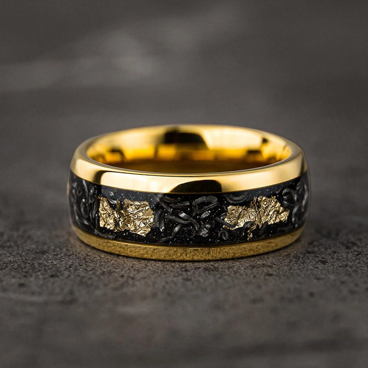 Klassisk herre-ring i gulltungsten – Tidløs styrke og eleganse