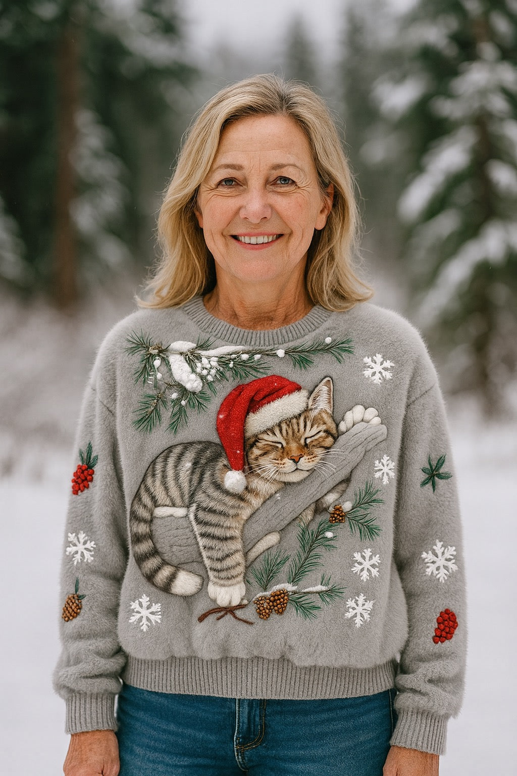 Pull de Noël pour Chats™ - julekatt