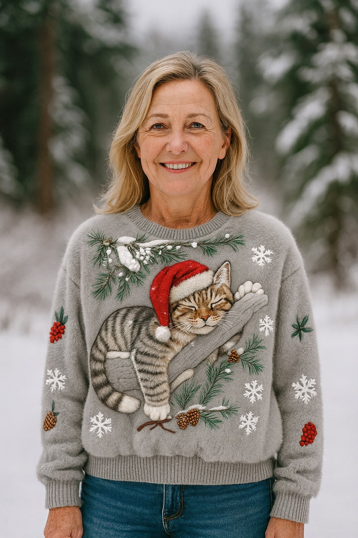 Pull de Noël pour Chats™ - julekatt