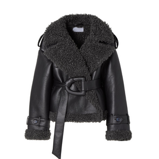 ELVIRA™ | DAMEBELTET Faux Fur-KÅPE