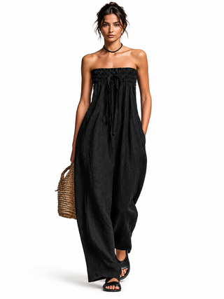 Nina | Elegantiškas Jumpsuit'as Be Rankovių