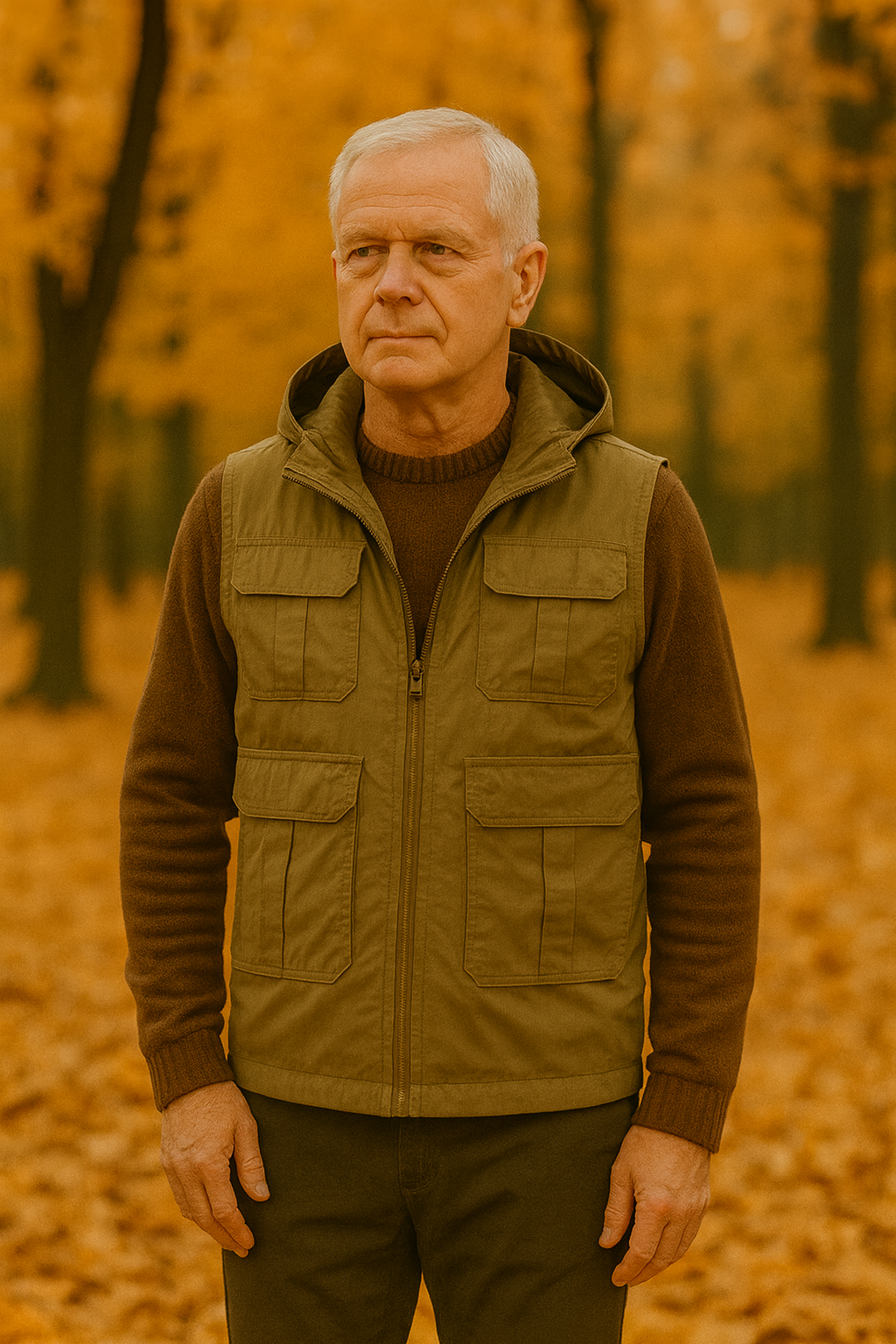 Colin™ – Hette Multi-Lomme Pustende Cargo Gilet