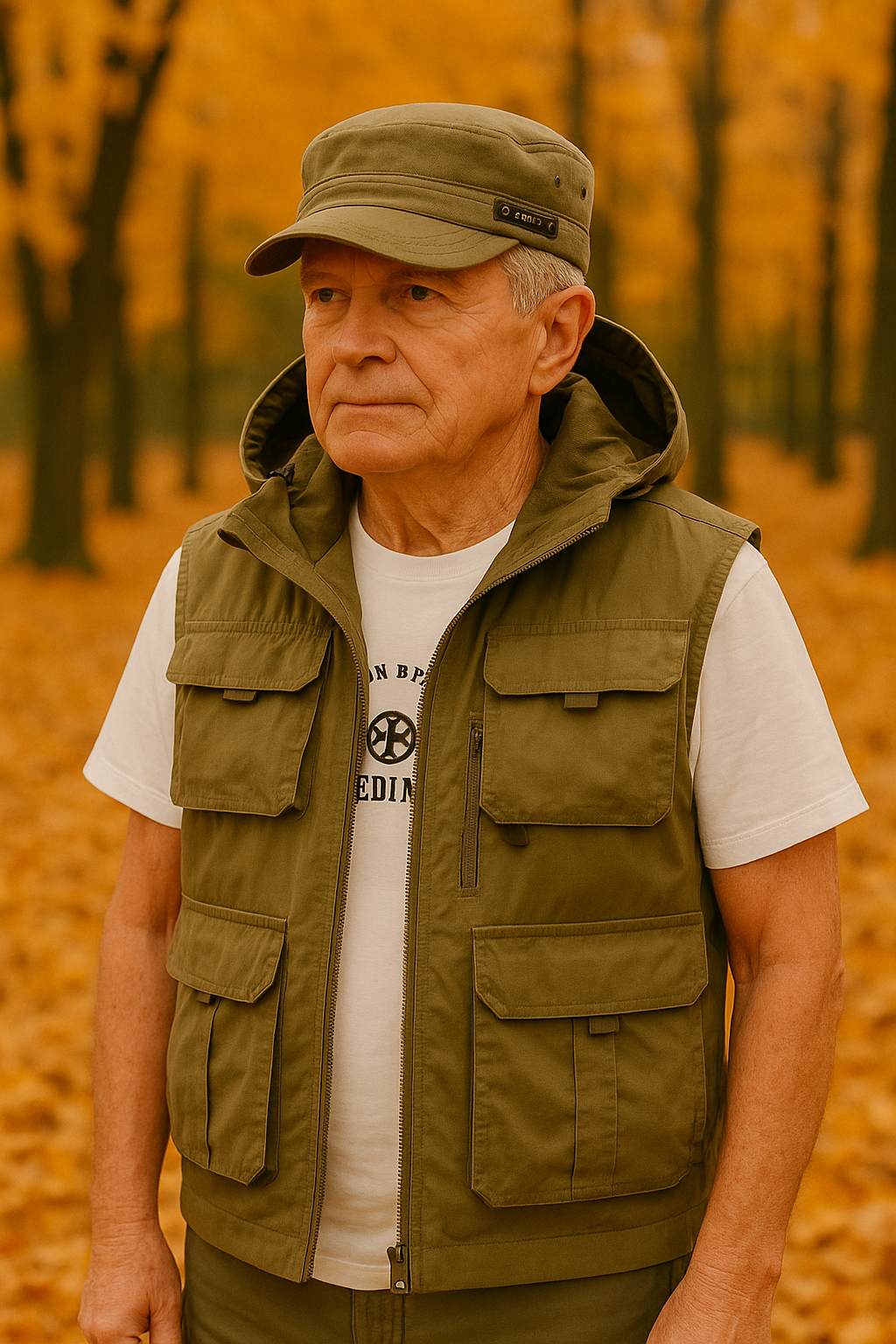 Colin™ – Hette Multi-Lomme Pustende Cargo Gilet