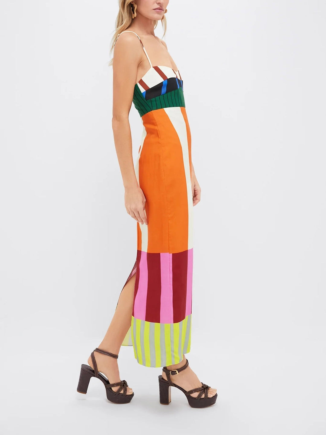 Paloma | Maxi Dress with Colorful Stripes