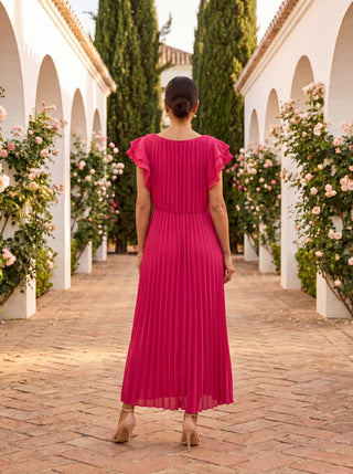Seraphina | Elegantiška Maxi Suknelė su Susuktomis Juosmeniu
