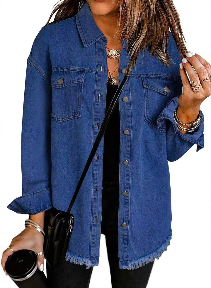 Ella | Klassisk denimjakke med avslappet passform