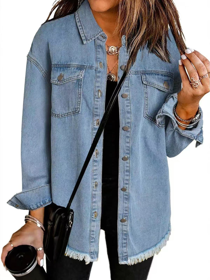 Ella | Klassisk denimjakke med avslappet passform