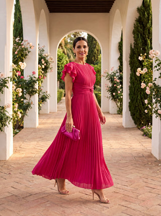 Seraphina | Elegantiška Maxi Suknelė su Susuktomis Juosmeniu