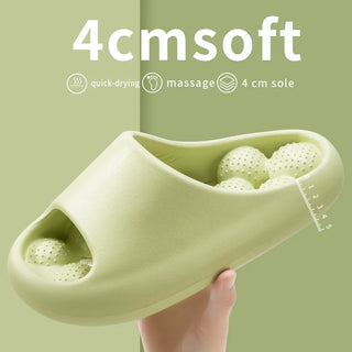 TZLDN Ergonomic EVA Unisex Bathroom Slippers Water-Leakage-Proof Massage Indoor Slippers Comfortable Breathable Casual Slippers
