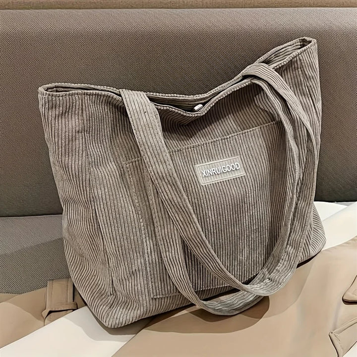 Bolsa tote de ombro de veludo feminino, bolsa casual de moda de grande capacidade para sair, bolsas e bolsas designer