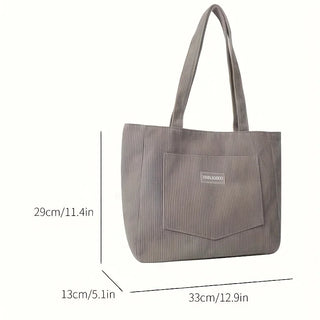 Bolsa tote de ombro de veludo feminino, bolsa casual de moda de grande capacidade para sair, bolsas e bolsas designer