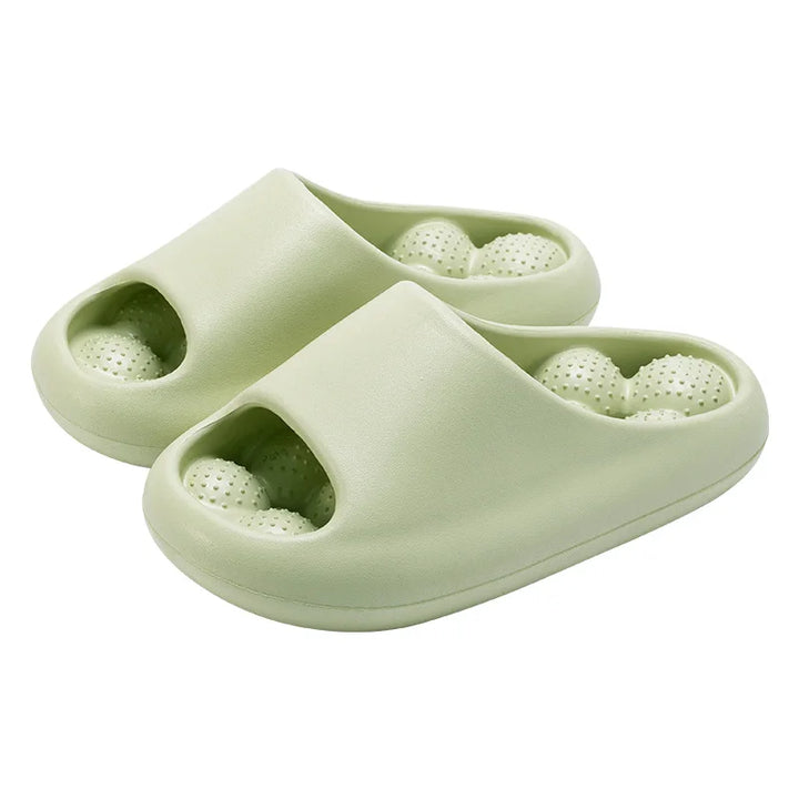 TZLDN Ergonomic EVA Unisex Bathroom Slippers Water-Leakage-Proof Massage Indoor Slippers Comfortable Breathable Casual Slippers