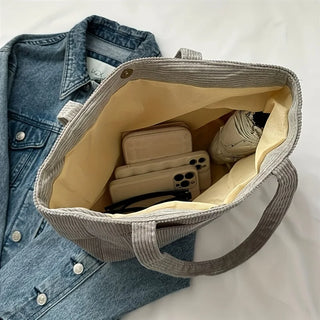 Bolsa tote de ombro de veludo feminino, bolsa casual de moda de grande capacidade para sair, bolsas e bolsas designer