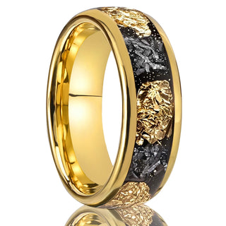 Klassisk herre-ring i gulltungsten – Tidløs styrke og eleganse