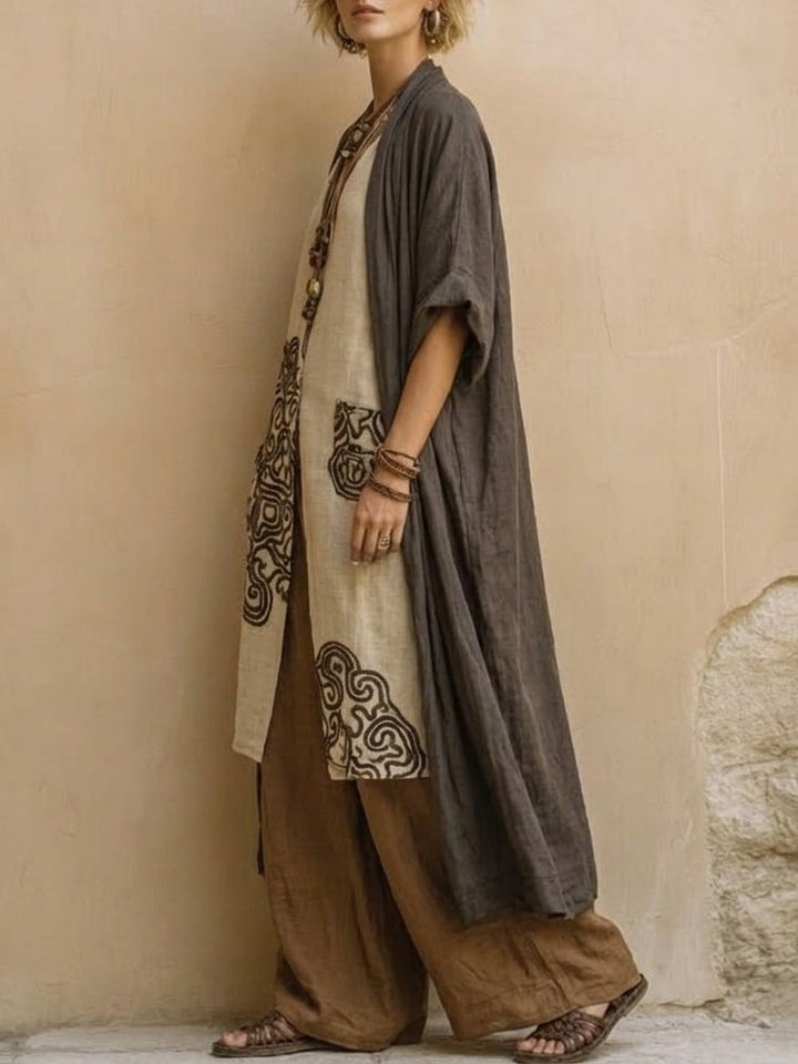 Alessia | Bohemian Long Embroidered Dress