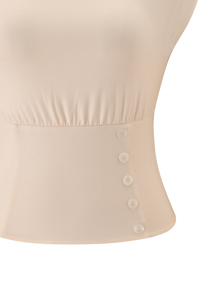 ALYSSA KREMAS OFF-SHOULDER TOP
