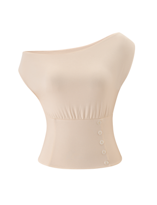 ALYSSA KREMAS OFF-SHOULDER TOP