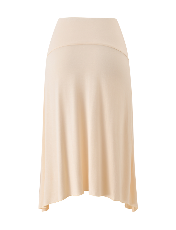 ALYSSA HI-LOW SKIRT - CREAM