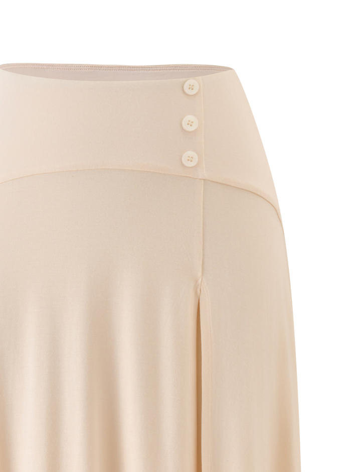 ALYSSA HI-LOW SKIRT - CREAM