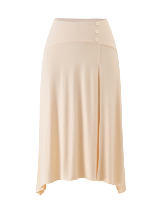 ALYSSA HI-LOW SKIRT - CREAM