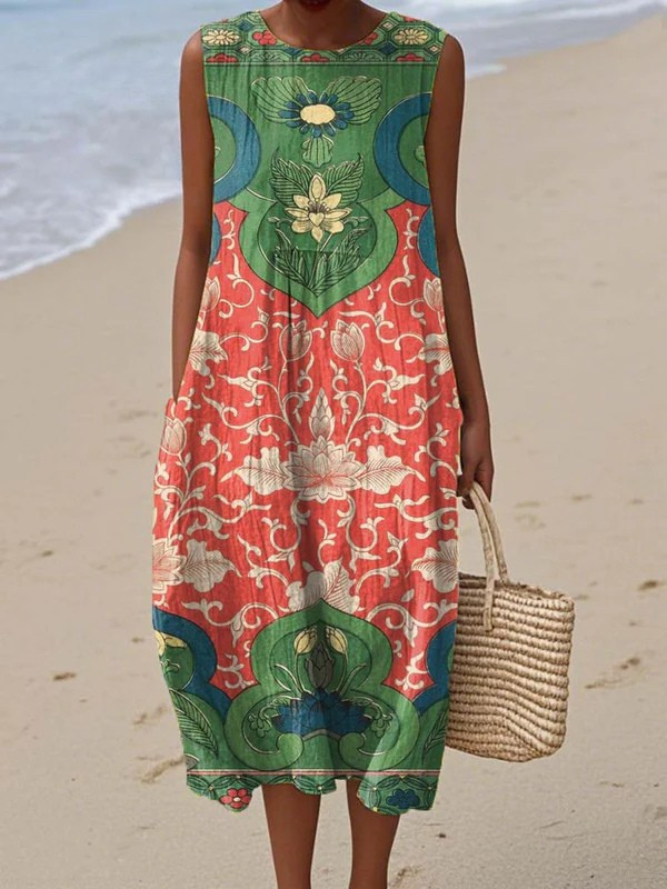 Vera | Bohemian Style Midi Dress