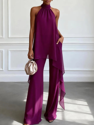 Viola | Stilingas Halter Komplektas su Kelnėmis