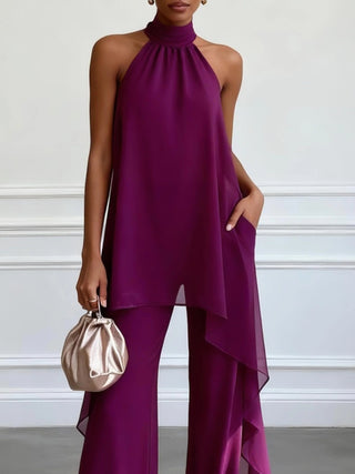 Viola | Stilingas Halter Komplektas su Kelnėmis