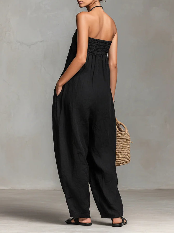 Nina | Elegantiškas Jumpsuit'as Be Rankovių