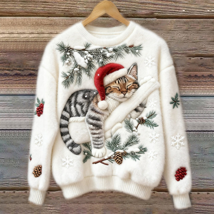 Pull de Noël pour Chats™ - julekatt