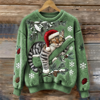 Pull de Noël pour Chats™ - julekatt