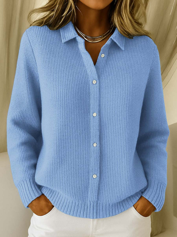 Maeve | Klassisk Strikket Cardigan med Knapper
