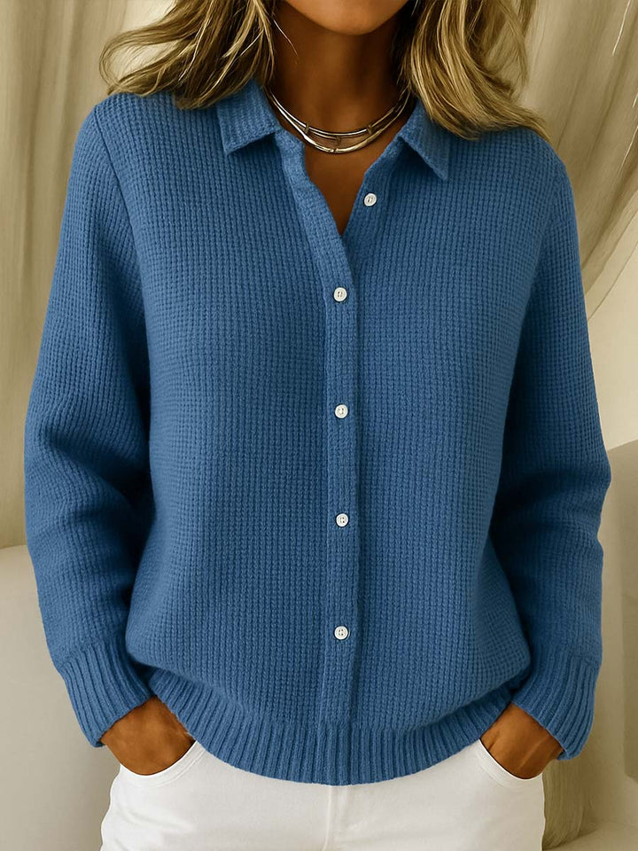 Maeve | Klassisk Strikket Cardigan med Knapper